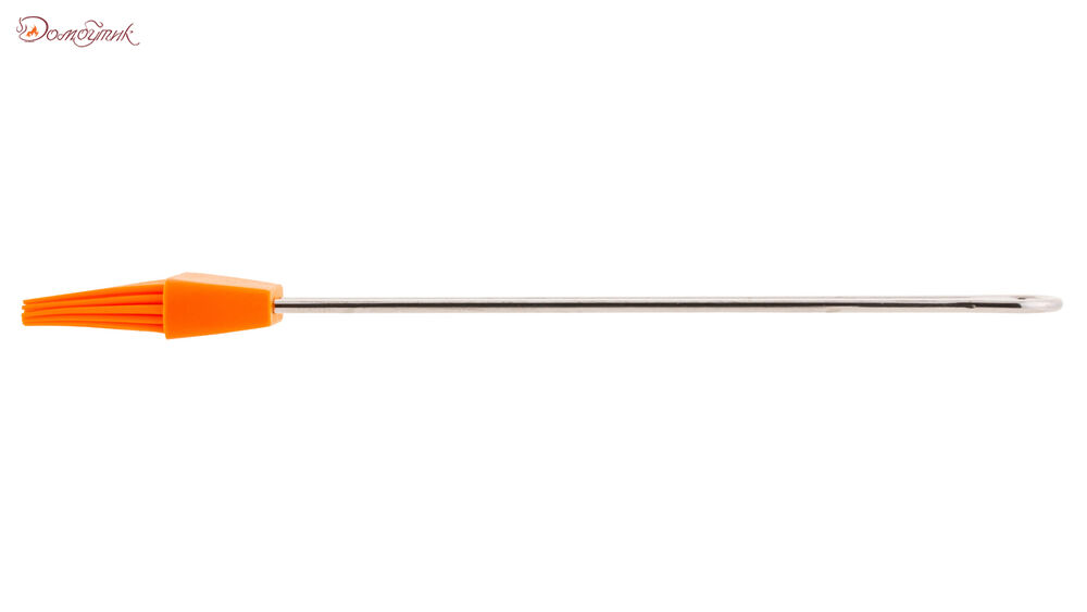 Кисть силиконовая поварская Weis 25см, оранжевая - фото 3
