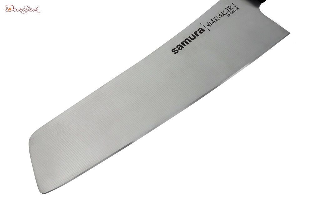 Нож кухонный "Samura HARAKIRI" соврем. накири 174 мм  - фото 5