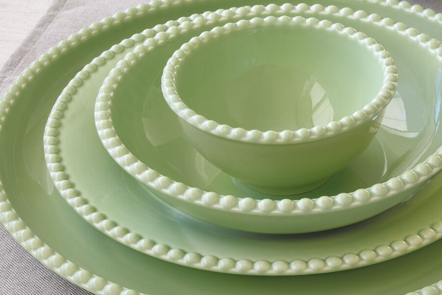 Тарелка суповая Tiffany, зелёная, 20 см - фото 3
