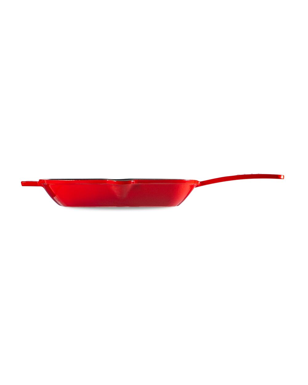 Сковорода-гриль квадратная 26 см, 1,85 л, чугун, красная, Lava - фото 6