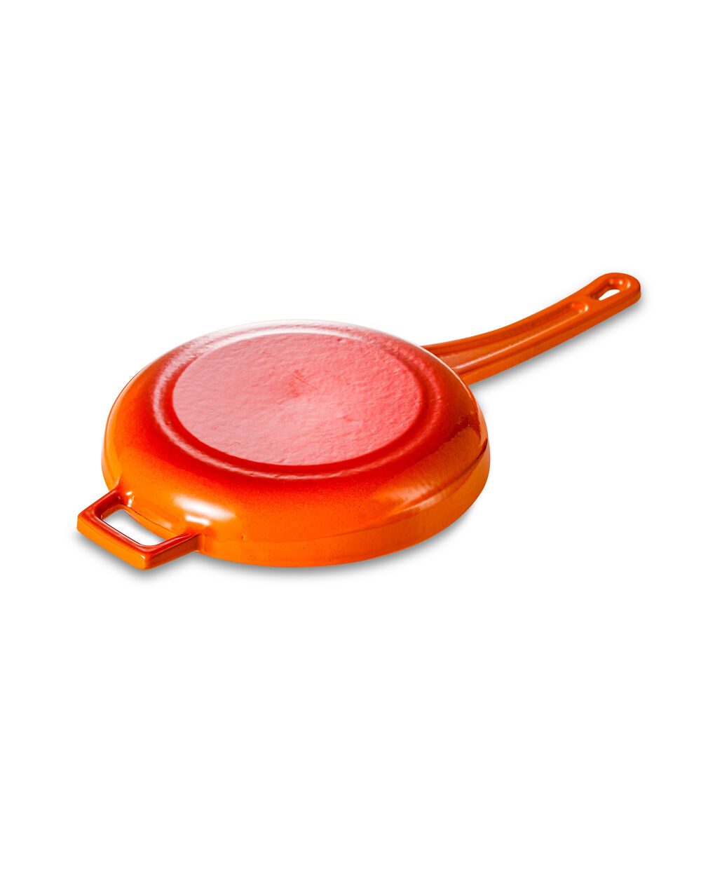 Сковорода 16 см, 0,4 л, чугун, оранжевая, Lava - фото 2