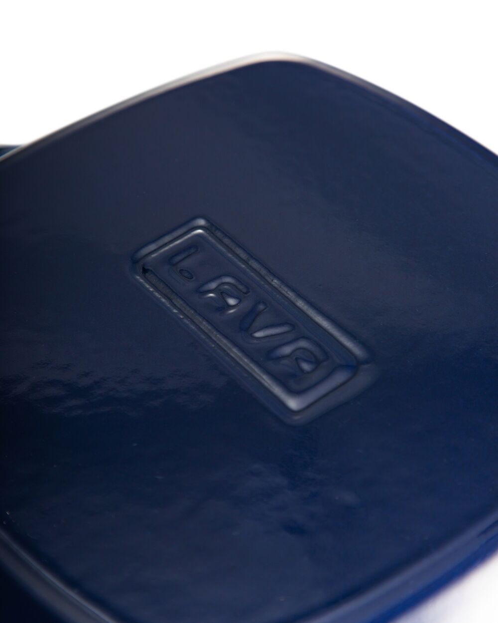 Сковорода-гриль квадратная 26 см,  1,85 л, чугун, синяя, Lava - фото 2
