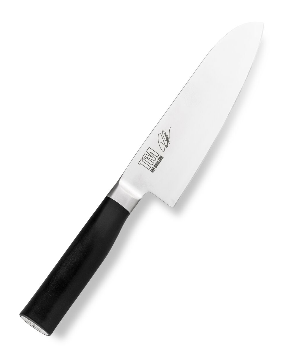 Нож поварской Сантоку KAI Камагата 18 см, кованая сталь, ручка пластик - фото 9