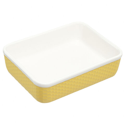 Блюдо для запекания Marshmallow, 21,6х16,5 см, лимонное - фото 2