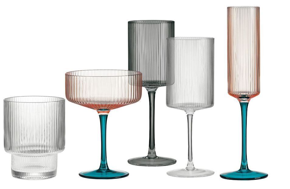 Набор бокалов для шампанского Modern Classic, розовый-зелёный, 200 мл, 2 шт - фото 3