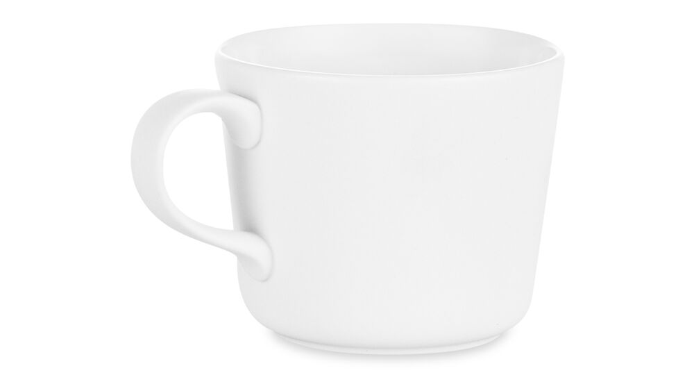 Чашка чайная с блюдцем Narumi 220 мл, белая матовая - фото 3