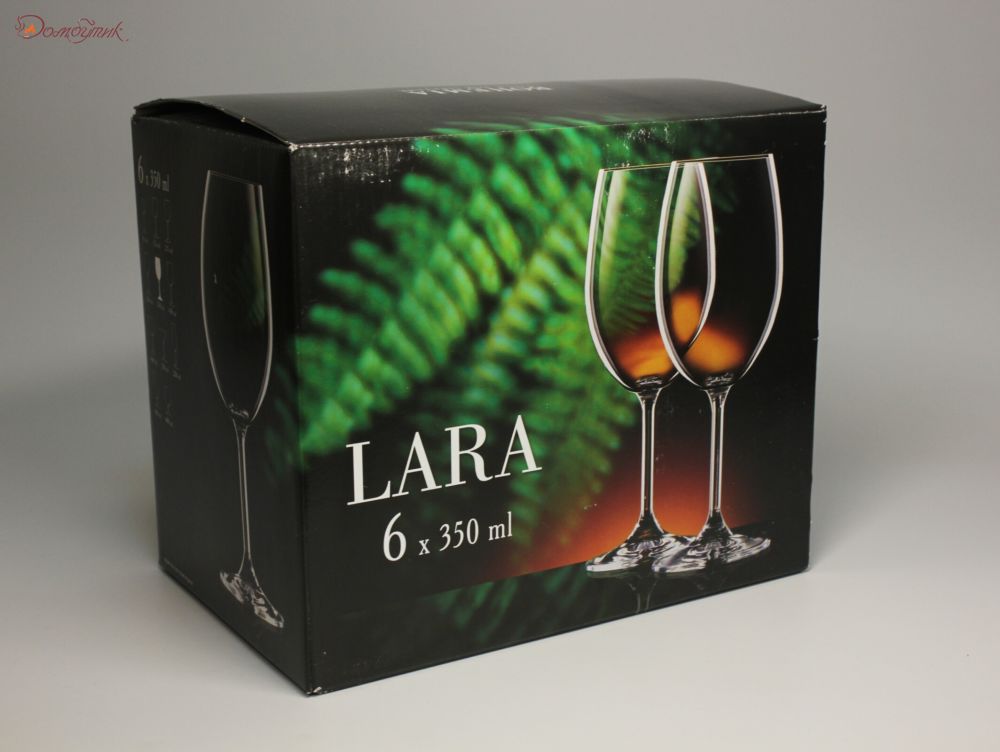 Бокалы для вина "Лара" 350 мл, 6 шт. - фото 6