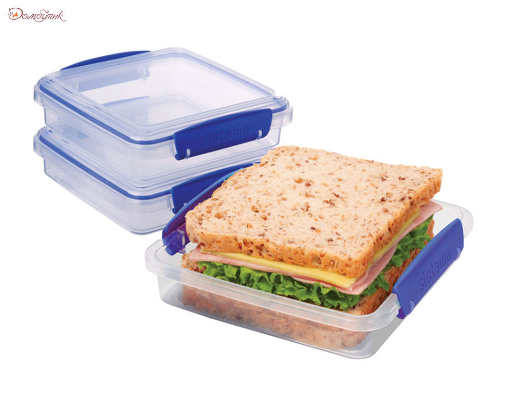 Набор контейнеров для сэндвичей,  450 мл (3шт) - фото 2