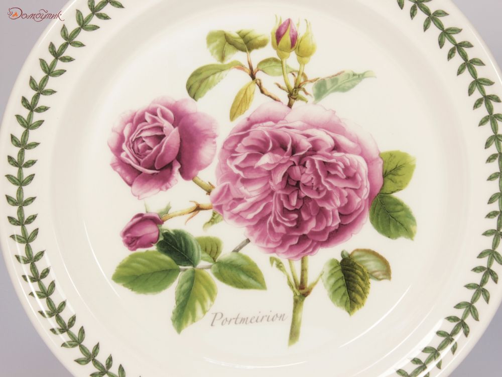 Тарелка обеденная "Ботанический сад. Розы. Portmeirion" 26,5 см - фото 7