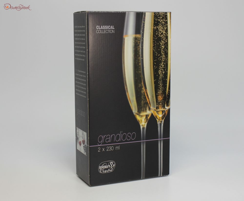 Бокалы для шампанского "Грандиосо" 230 мл, 2 шт. - фото 6