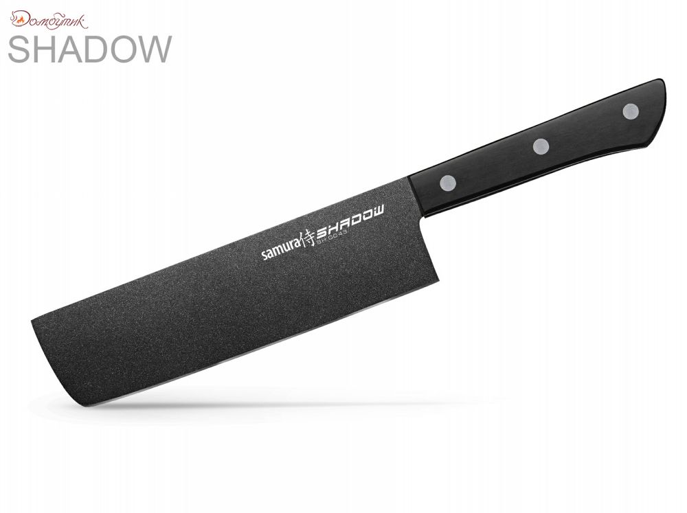 Нож кухонный накири "Samura SHADOW" 30 см - фото 2