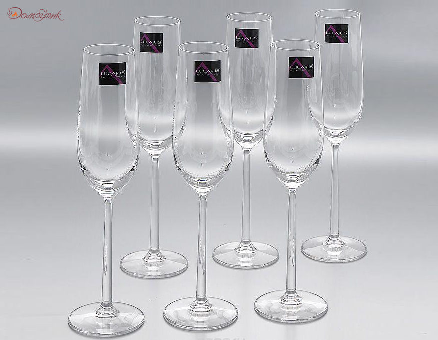 Набор бокалов для шампанского Lucaris 250мл 6шт - фото 4
