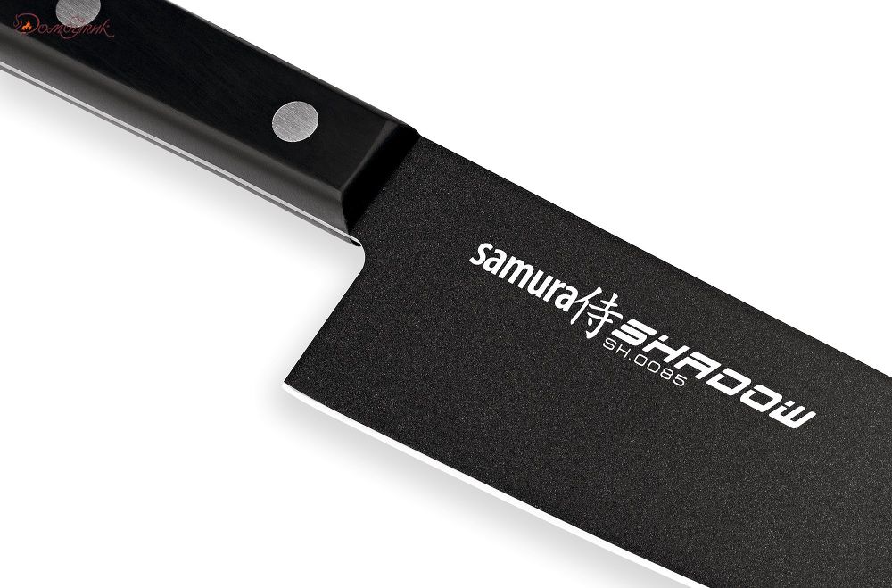 Набор из 3 ножей "Samura SHADOW" с покрытием Black-coating (11,23, 85), AUS-8, ABS пластик - фото 5