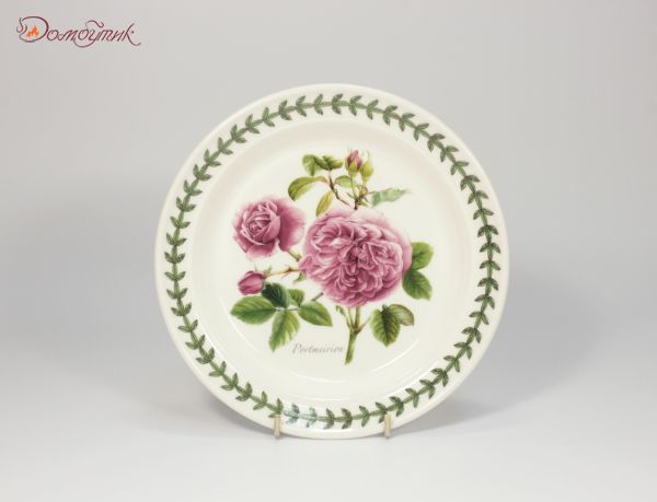 Тарелка десертная "Ботанический сад. Розы. Portmeirion" 18,5 см
