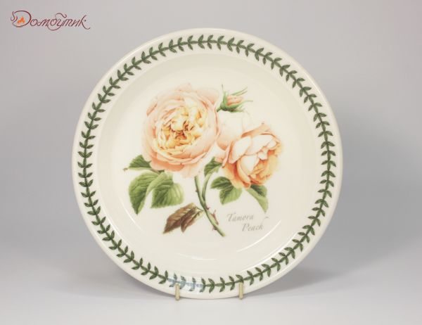 Тарелка закусочная "Ботанический сад. Розы. Tamora Peach" 21,5 см
