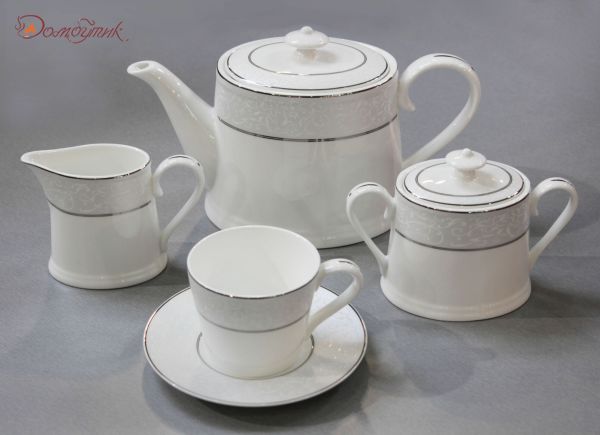 Чайный сервиз на 6 персон "Шато де Валери" (15 предметов) - фото 1