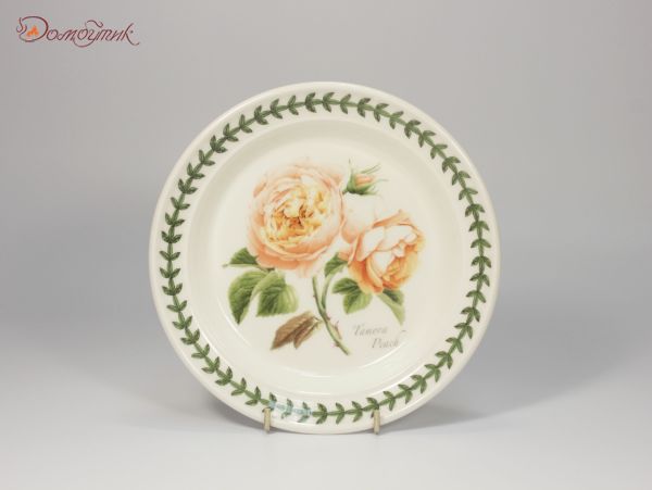 Тарелка десертная "Ботанический сад. Розы. Tamora Peach" 18,5 см - фото 1