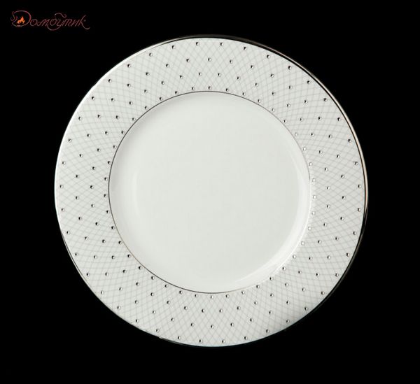 Набор тарелок "Принцесс" сваровски 21,5 см, 6 шт. - фото 1