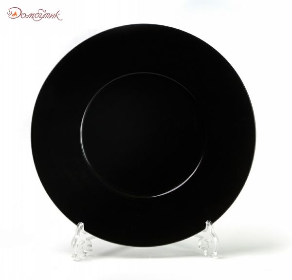 Тарелка десертная "Putoisage noir" 23 см