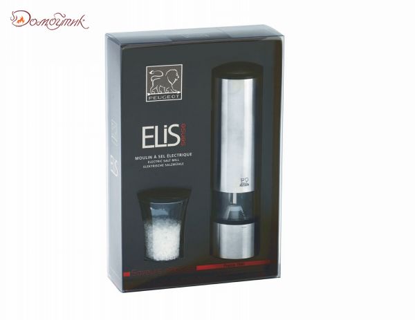Мельница для соли электрическая "Elis Sense" 20 см