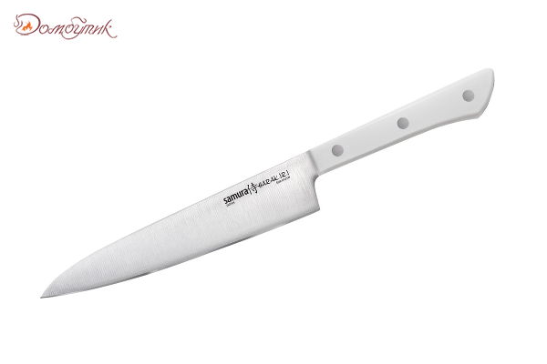 Нож кухонный "Samura HARAKIRI" универсальный 150 мм, корроз.-стойкая сталь, ABS пластик - фото 1