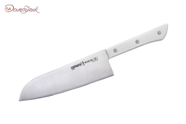 Нож кухонный "Samura HARAKIRI" Сантоку 175 мм, корроз.-стойкая сталь, ABS пластик - фото 1