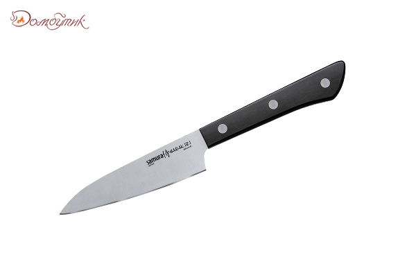 Нож кухонный "Samura HARAKIRI" овощной 99 мм, корроз.-стойкая сталь, ABS пластик - фото 1