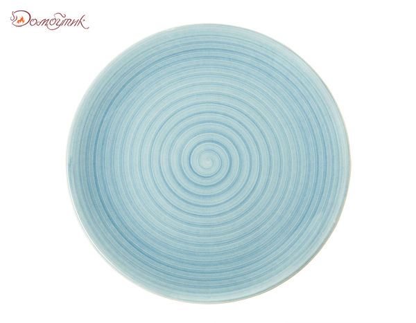 Обеденная тарелка Medison 28 см, голубая. - фото 1