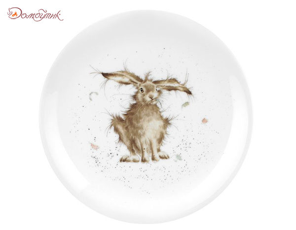 Тарелка закусочная 20см "Забавная фауна" "Кролик"