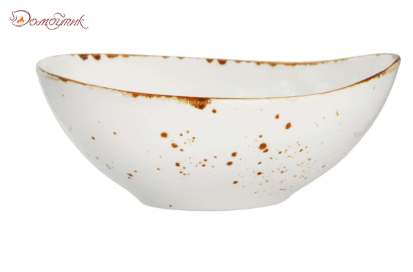 Салатник "яйцо" Rustics , 17,5х22 см, белый, - фото 1