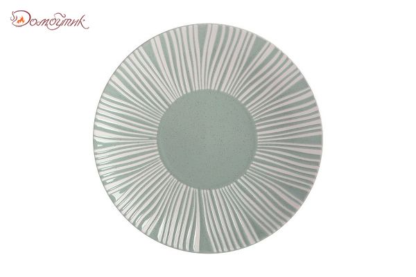 Тарелка обеденная (серо-зелёный) "Solaris", 27.5 см, Maxwell & Williams