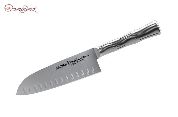 Нож кухонный "Samura Bamboo" Сантоку 160мм, AUS-8  - фото 1
