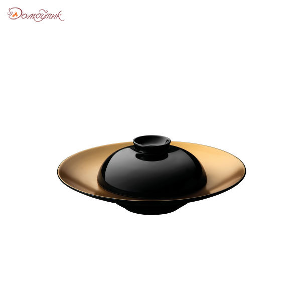 Глубокая сервировочная тарелка с миской черные, BergHOFF - фото 1
