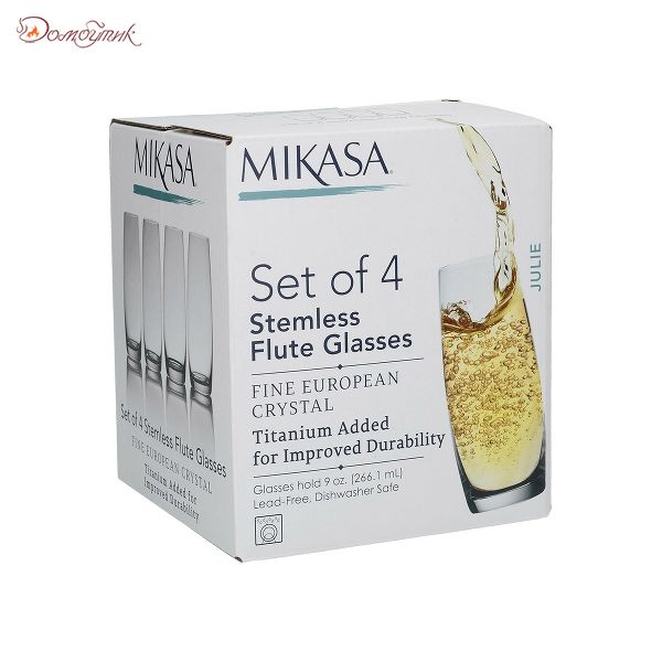 Набор бокалов для игристого вина 266 мл 4шт. Mikasa - фото 2