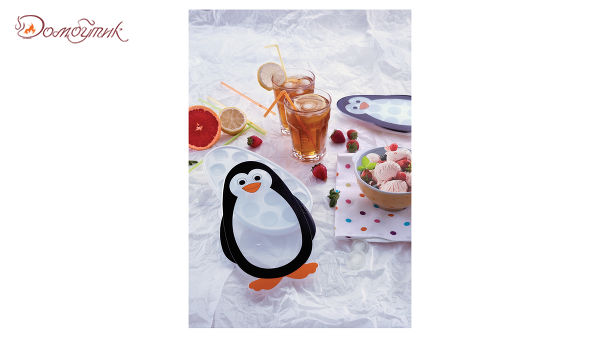 Форма для льда с крышкой Snips "Mr.Penguin" на 15 кусочков, пластик - фото 3