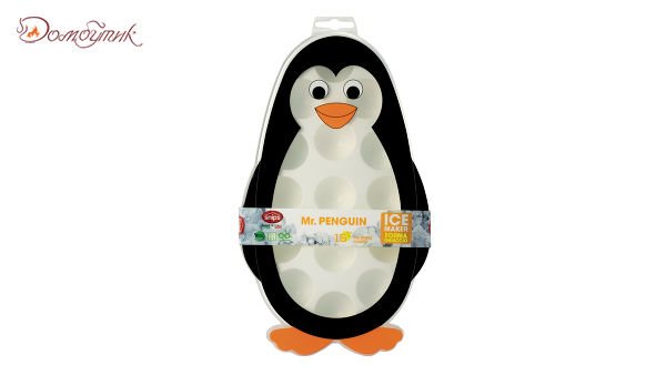 Форма для льда с крышкой Snips "Mr.Penguin" на 15 кусочков, пластик - фото 4
