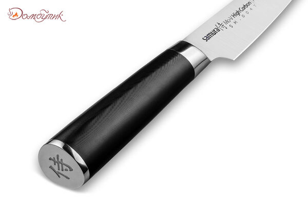 Нож кухонный "Samura Mo-V" для нарезки, короткий слайсер 220 мм, G-10 - фото 2