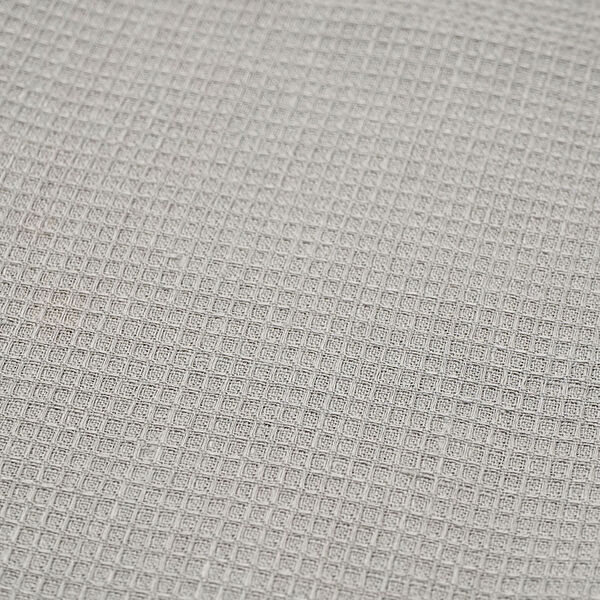 Набор из двух вафельных полотенец изо льна серого цвета из коллекции Essential, 50х70 см - фото 7
