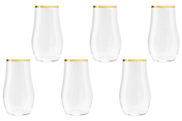 Набор стаканов для воды Сабина золото, 0,5 л, 6 шт, Same Decorazione - фото 2
