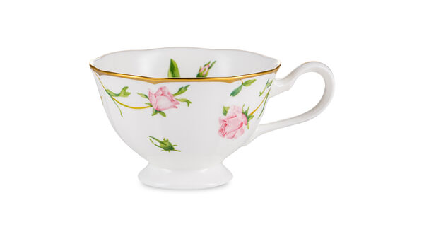 Чашка чайная с блюдцем Narumi Цветущая Роза 230 мл, фарфор костяной - фото 9
