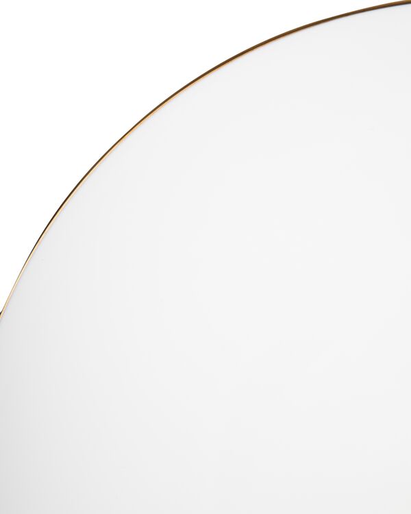 Тарелка обеденная Narumi Золотая линия 28 см, фарфор костяной - фото 3