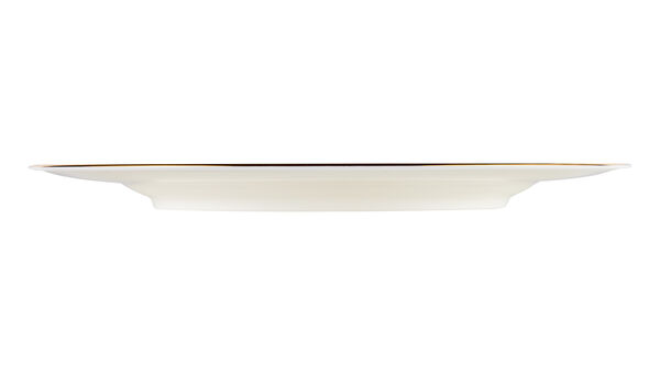 Тарелка обеденная Noritake Трефолио, золотой кант 28 см - фото 4