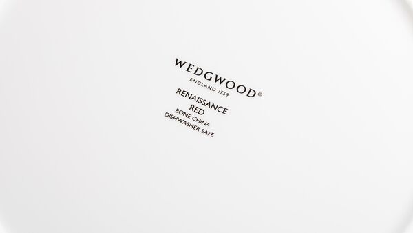 Тарелка обеденная Wedgwood Ренессанс 27 см, красная - фото 5