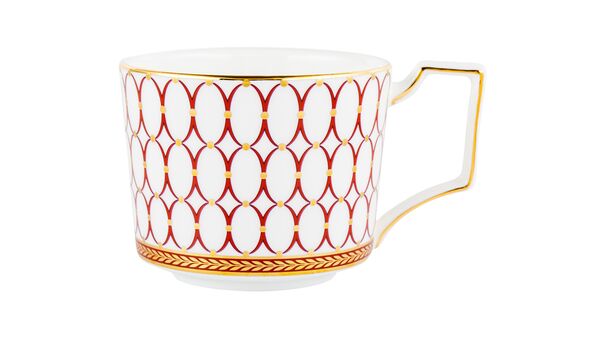 Чашка чайная с блюдцем Wedgwood Ренессанс 220 мл, красная - фото 10