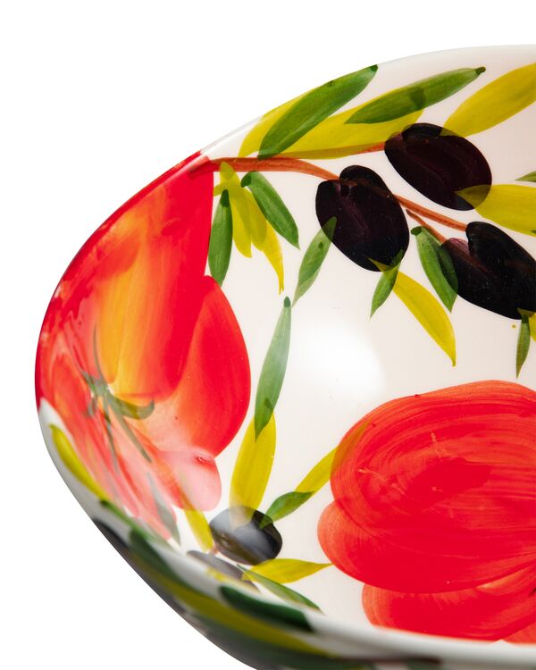 Салатник овальный Томаты и оливки 23,5х23,5 см, керамика, Edelweiss - фото 4