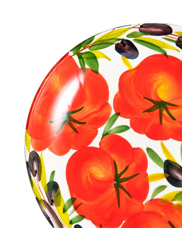 Тарелка для пасты Томаты и оливки 23 см, керамика, Edelweiss - фото 5