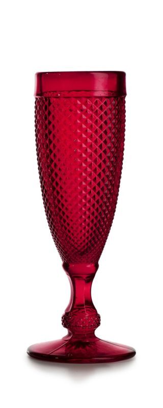 Набор бокалов для шампанского Vista Alegre Бикош 110 мл, 4 шт, красный - фото 2