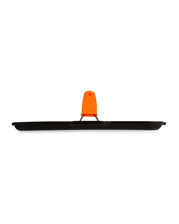 Сковорода-гриль прямоугольная 21х30 см,  с силиконовой ручкой, чугун, оранжевая, Lava - фото 3