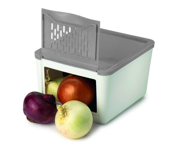 Контейнер для хранения лука и овощей SNIPS 22х19х13 см, на 2 кг, пластик - фото 3