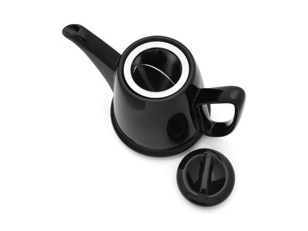 Чайник заварочный Bredemeijer Manto c фильтром, 1 л, керамика, в стальном черном корпусе, черный - фото 4
